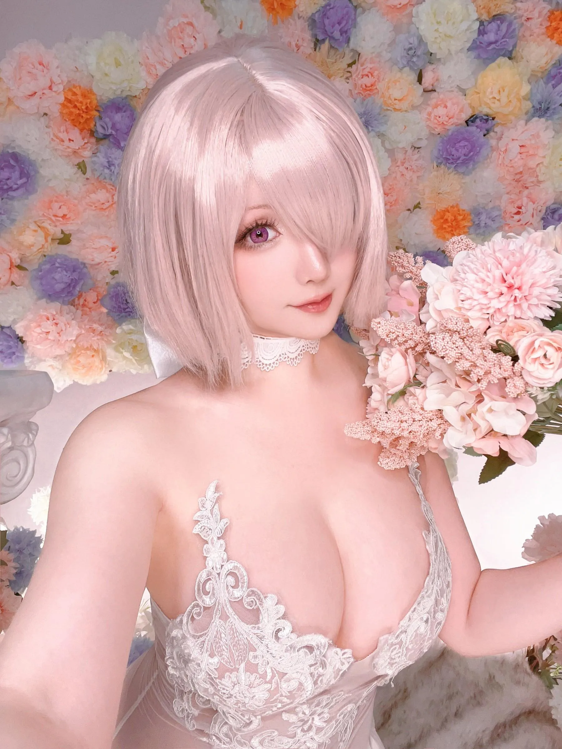 星之迟迟 – NO.141 FGO-玛修同人婚纱 [79P]插图6